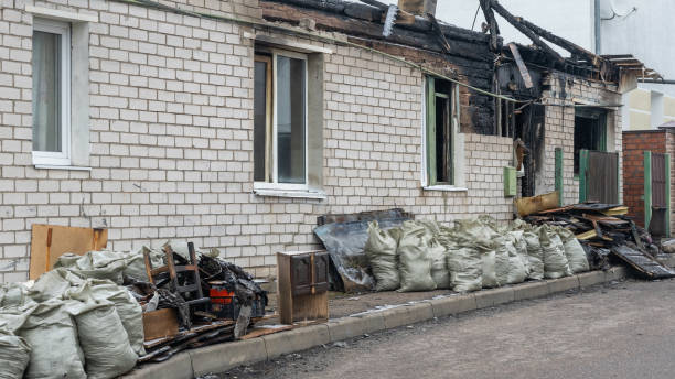 Professional Fire Damage Assessment technician working in Palmyra, NJ